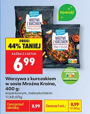 Warzywa z kurczakiem w sosie meksykańskim promocja w Biedronka