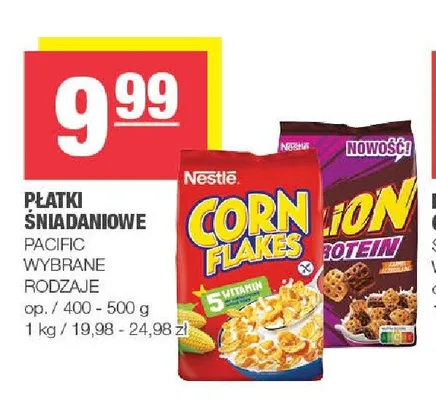 Płatki śniadaniowe Nestlé Corn Flakes promocja w SPAR