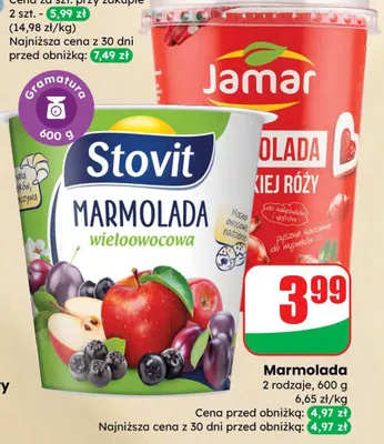 Marmolada wieloowocowa promocja w Dino
