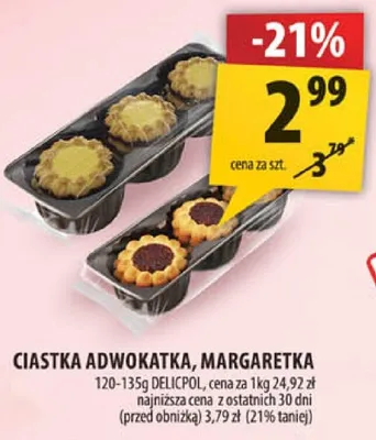 Ciastka adwokatka, margaretka promocja w Arhelan