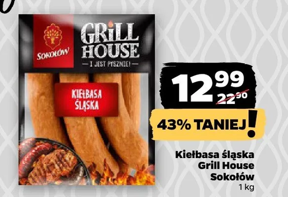 Kiełbasa śląska Grill House Sokołów promocja w Netto