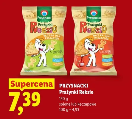 Prażynki Reksio keczupowe Przysnacki promocja w Lidl