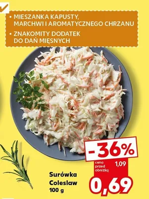Surówka Coleslaw promocja w Kaufland