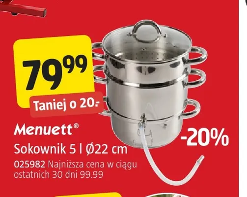 Sokownik Menuett promocja w Jula