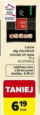 Liście alg morskich promocja w Carrefour