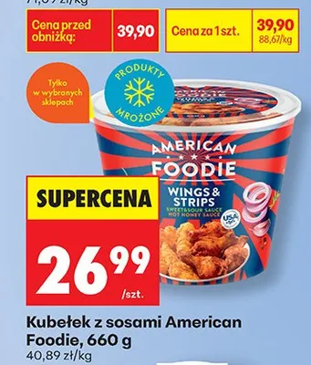 Kubełek z sosami Chicken Strips promocja w Biedronka