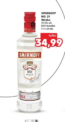 Wódka SMIRNOFF NO. 21 37,5% alk. promocja w Kaufland