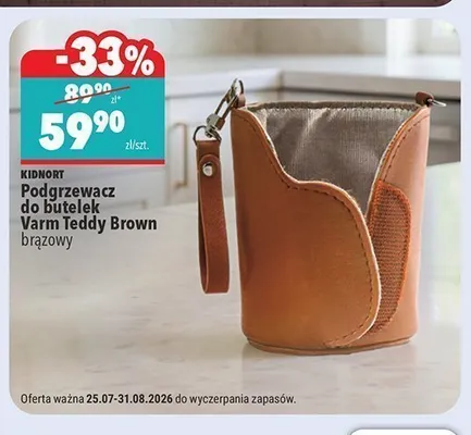 Podgrzewacz do butelek Varm Teddy Brown Kidnort promocja w Biedronka