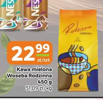 Kawa mielona Woseba Rodzinna promocja w Gama