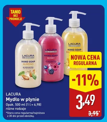 Mydło w płynie Milk & Honey Lacura promocja w Aldi