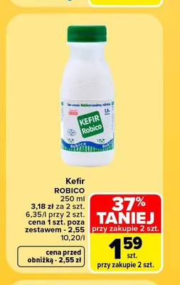 Kefir Robico promocja w Carrefour