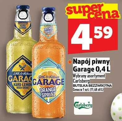 Napój piwny orange spritz promocja w TOPAZ