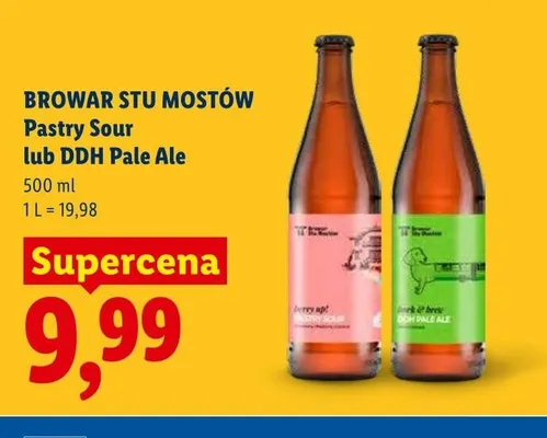 Piwo Browar Stu Mostów promocja w Lidl