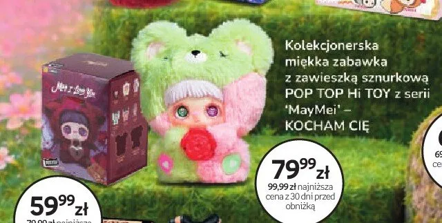 Kolekcjonerska miękka zabawka z zawieszką sznurkową POP TOP Hi TOY z serii "MayMei" - KOCHAM CIĘ promocja w Dzień Dziecka