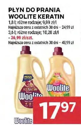 Płyn do prania Woolite Keratin promocja w Stokrotka