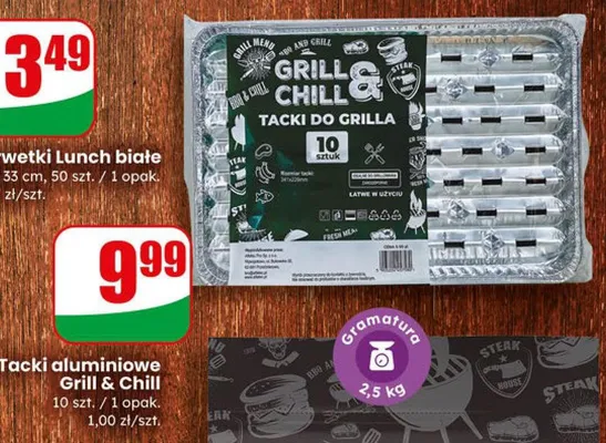 Tacki aluminiowe promocja w Dino