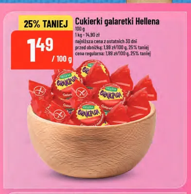 Cukierki galaretki Hellena promocja w POLOmarket