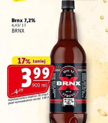 Piwo Brnx 7,2% promocja w Prim Market