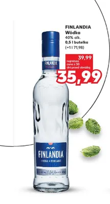 Wódka Finlandia 40% alk. promocja w Kaufland