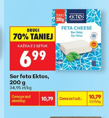 Ser feta Ektos promocja w Biedronka