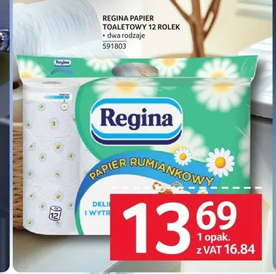 Papier toaletowy Regina Rumiankowy promocja w Selgros
