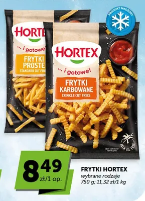 Frytki proste Hortex promocja w Euro Sklep