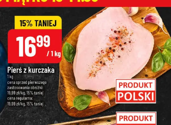 Pierś z kurczaka promocja w POLOmarket