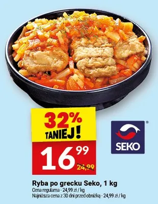 Ryba po grecku Seko promocja w Twój Market