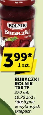 Buraczki Rolnik tarte promocja w Euro Sklep
