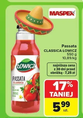 Passata Classica Łowicz promocja w Carrefour