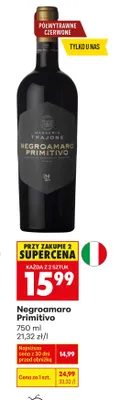 Wino Negroamaro Primitivo promocja w Biedronka