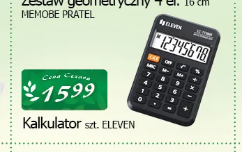 Kalkulator Eleven promocja w CEZAR Delikatesy