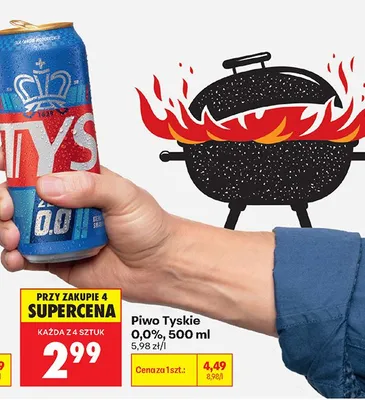 Piwo Tyskie 0,0% promocja w Biedronka