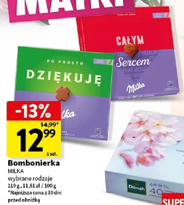 Bombonierka MILKA promocja w Intermarche