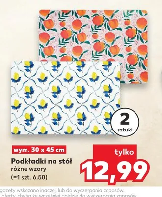 Podkładki na stół 30x45 cm 2-pak promocja w Kaufland