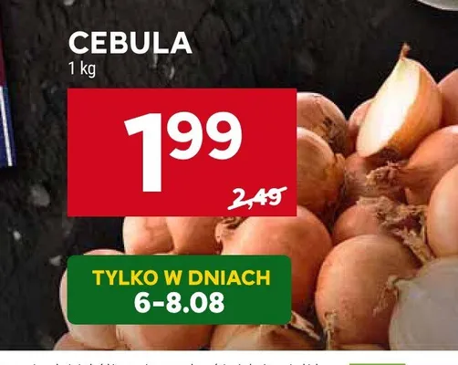 Cebula promocja w Stokrotka