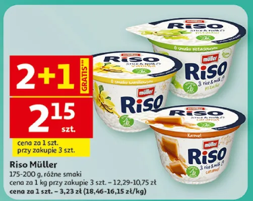Riso Müller, różne smaki promocja w Auchan