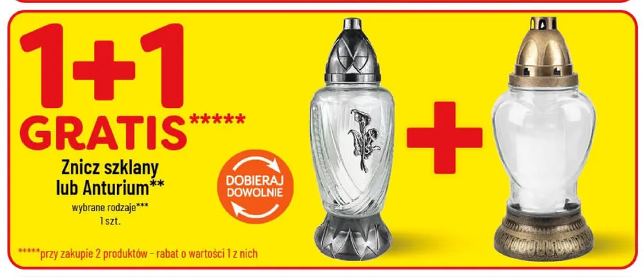 Znicz szklany promocja w POLOmarket