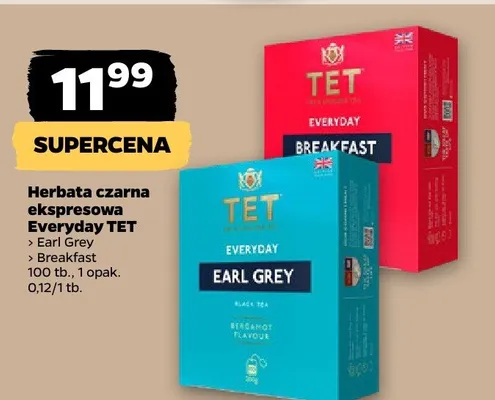 Herbata czarna ekspresowa Earl Grey promocja w Netto
