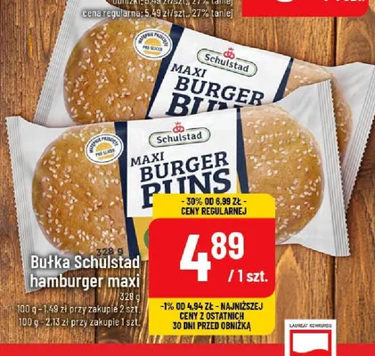 Bułka hamburger maxi Schulstad promocja w POLOmarket