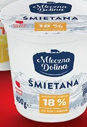 Śmietana 18%  promocja w Biedronka