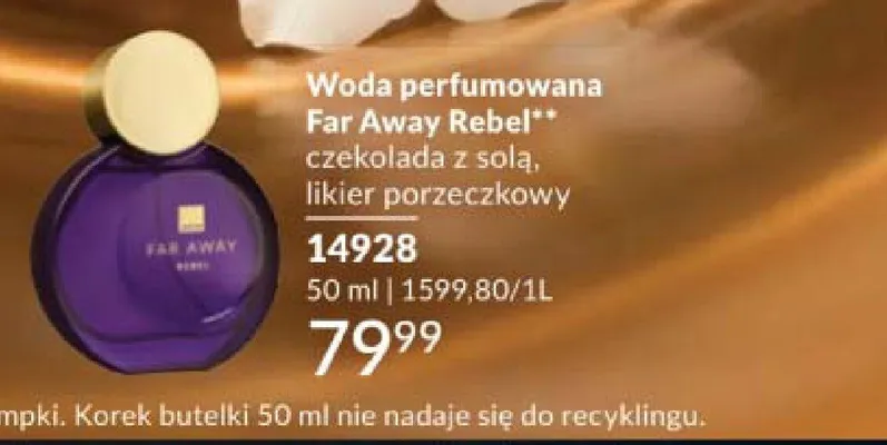 Woda perfumowana Avon Far Away Rebel promocja w AVON