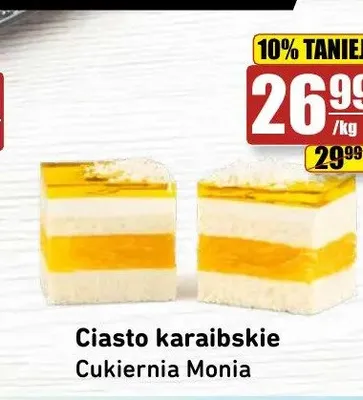 Ciasto karaibskie Cukiernia Monia promocja w API Market