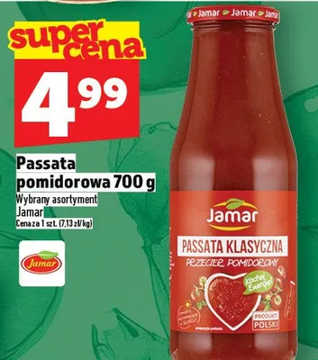 Passata pomidorowa 700 g promocja w TOPAZ