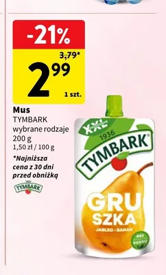 Mus Tymbark promocja w Intermarche