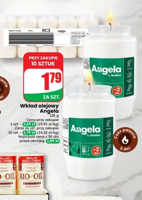 Wkład olejowy Angela promocja w Dino
