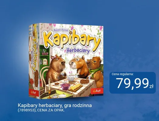 Gra rodzinna Kapibary herbaciary promocja w Smyk