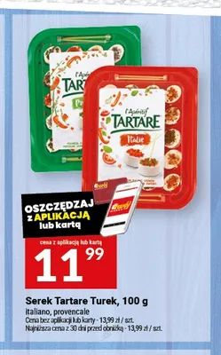 Serek Tartare Turek Italiano promocja w Twój Market