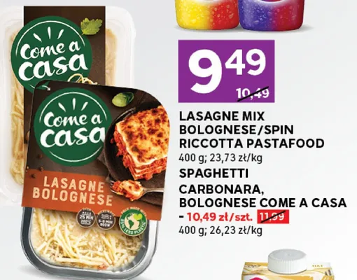 Lasagne mix bolognese/spin riccotta pastafood promocja w Stokrotka