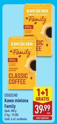 Kawa mielona Family promocja w Aldi